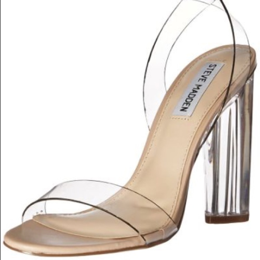 Steve Madden Clear heels